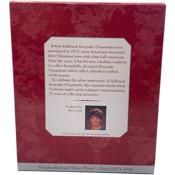 Hallmark Keepsake 1998 Joyful Messenger Angel Christmas Ornament in Box - Picture 2 of 6